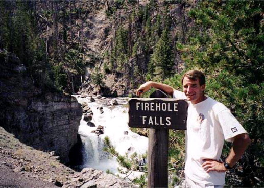 Yellowstone National Park Firehole Falls Photo