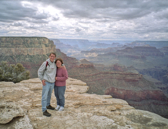Kirk and Amy at Yavapai Point