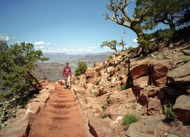 Kirk Hiking on South Kaibab Trail