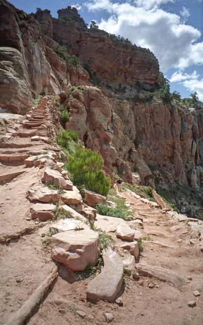 Steps on South Kaibab Trail