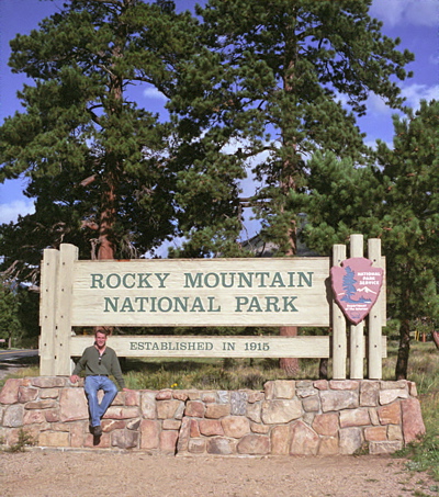 Rocky Mountain National Park RMNP Entrance Sign Photo
