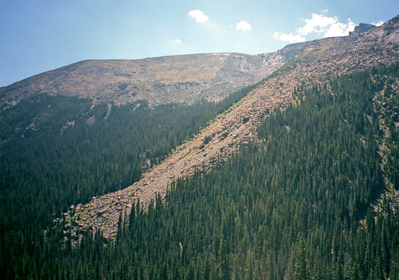 Rocky Mountain National Park Landslide Photo