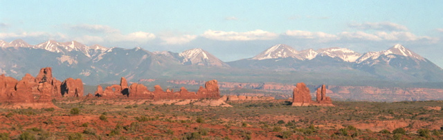 Arches National Park La Sal Mountains Viewpoint Photo