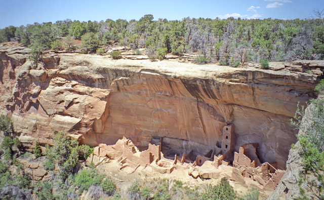 Mesa Verde National Park Square Tower House Overlook Photo