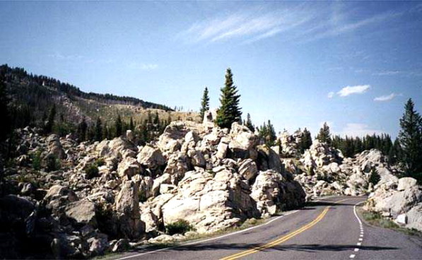 Yellowstone National Park Yellowstone Road Photo