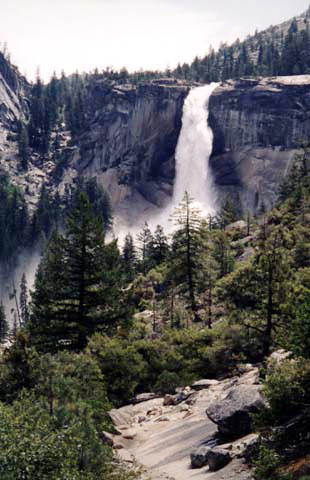 Yosemite National Park Mist Trail Nevada Falls 594 feet Photo