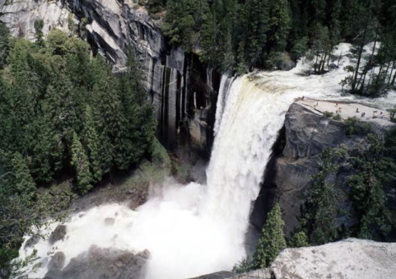 Yosemite National Park Mist Trail Vernal Falls 317 feet Photo