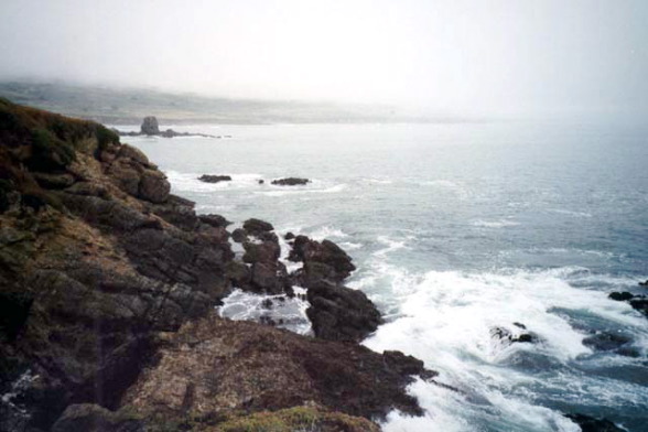 Pacific Coast Highway Cliff Photo